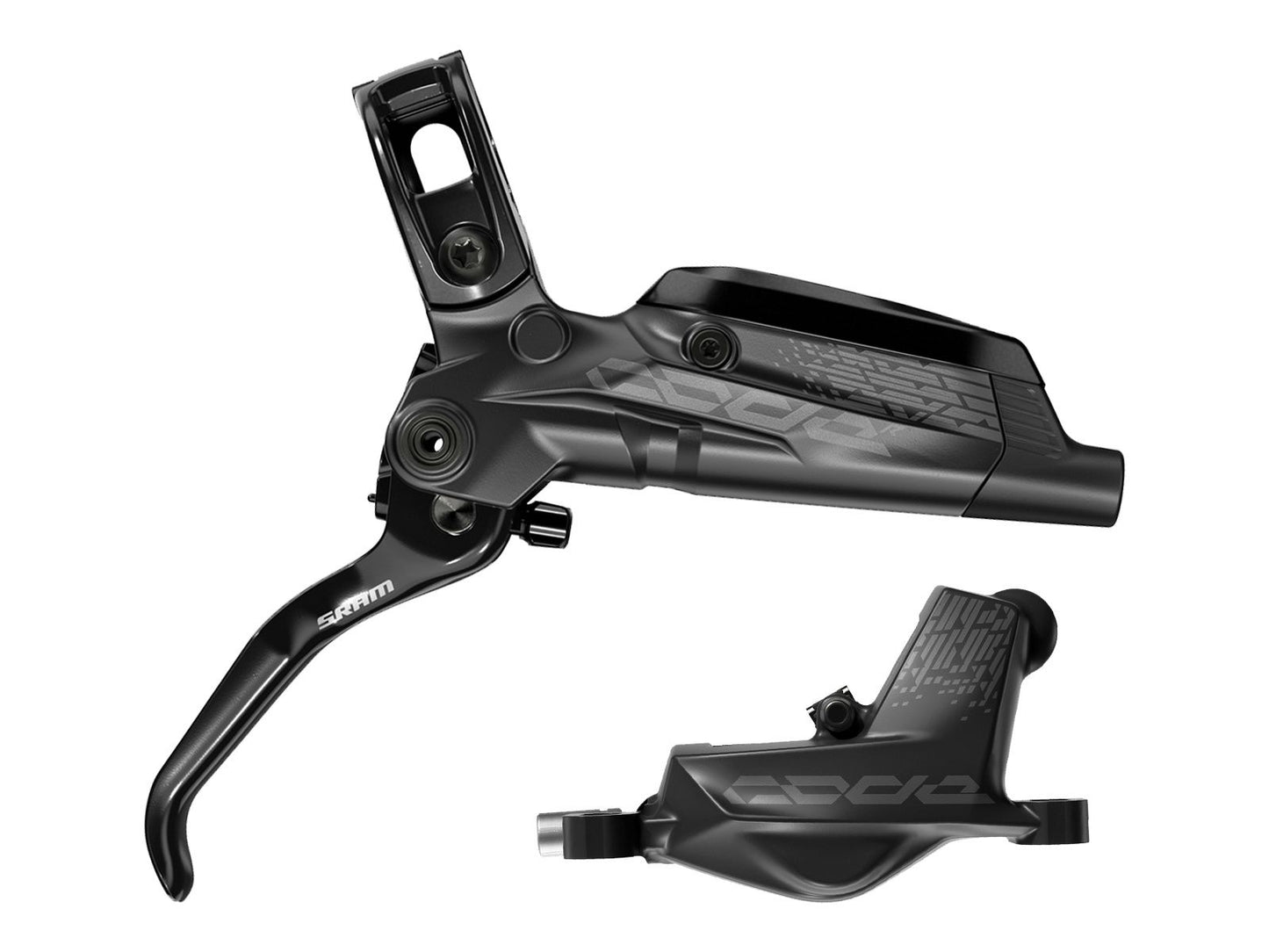 Pair of SRAM CODE R Metal Brake Pads WITHOUT DISC Black