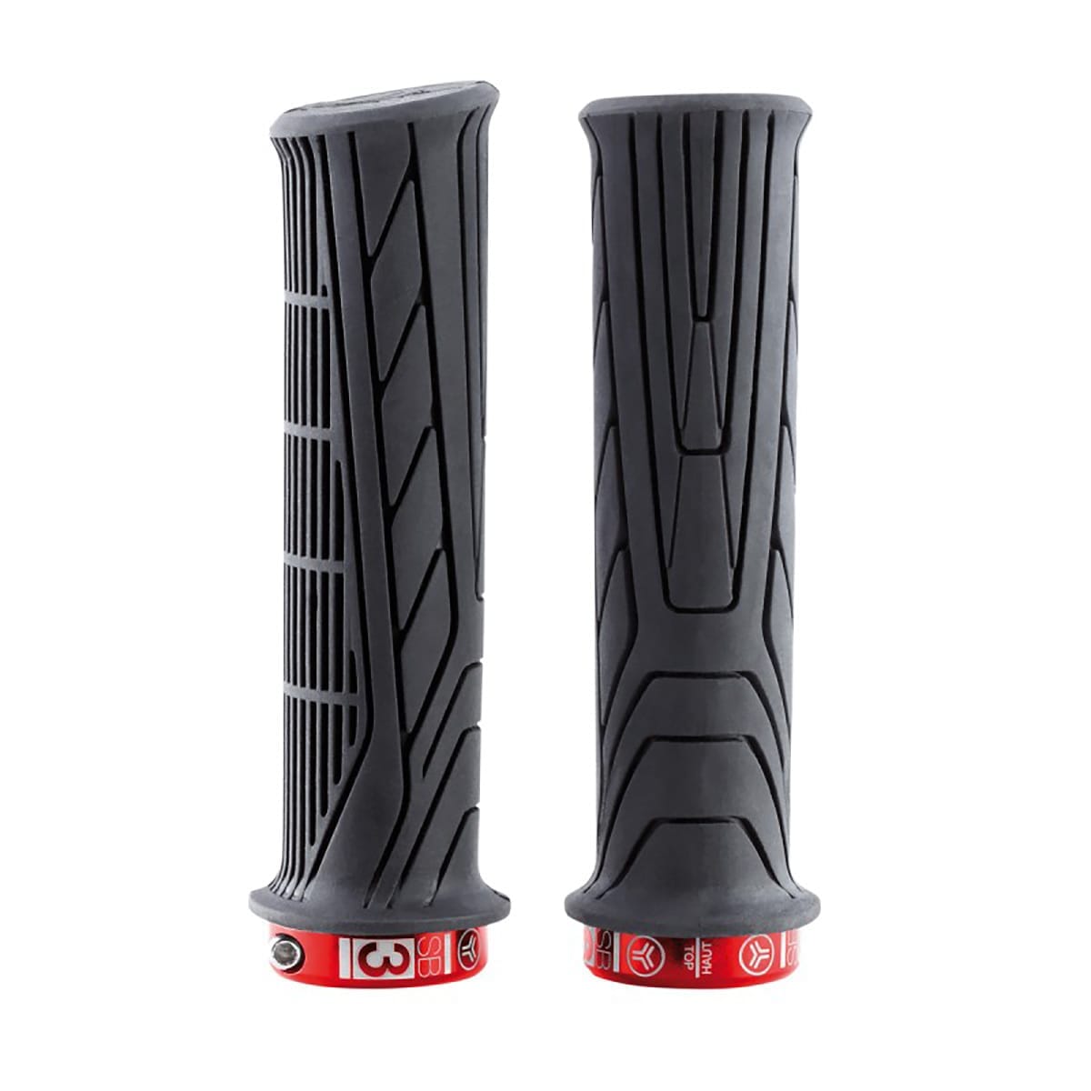 SB3 HORNET Lock-On Grips Black/Red