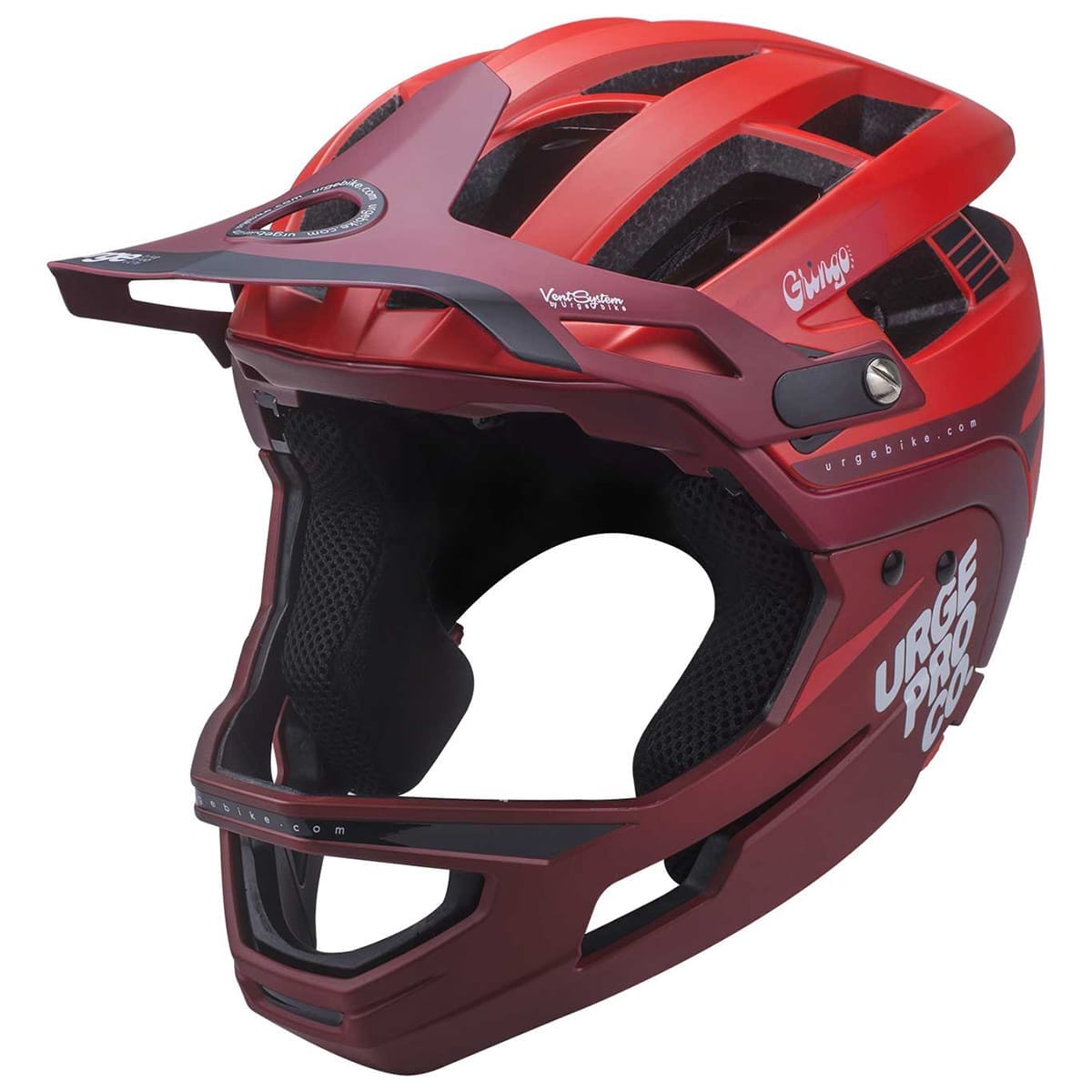 Casque VTT URGE GRINGO DE LA PAMPA Rouge