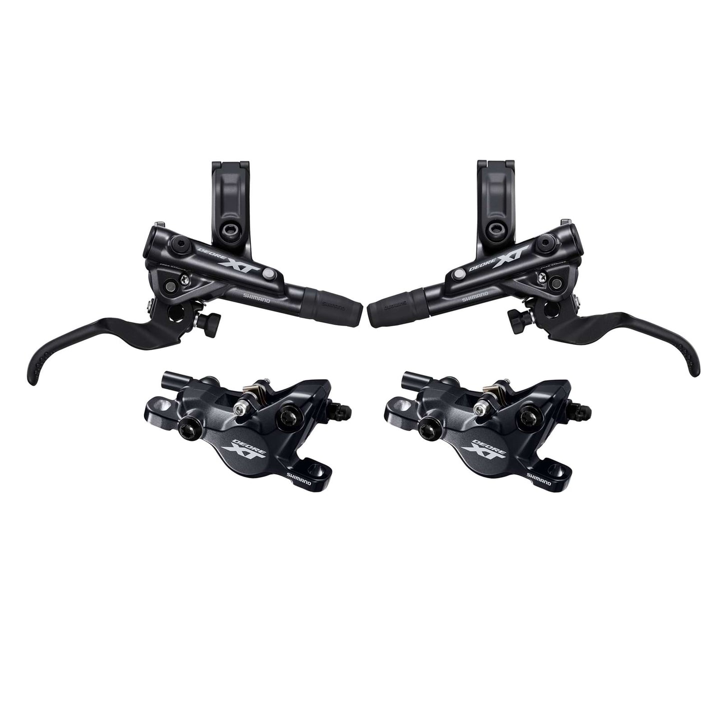 Pair of SHIMANO XT M8100 J-Kit Discless Brakes