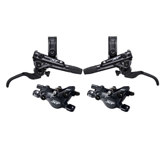 Pair of SHIMANO XT M8100 2 piston brakes *