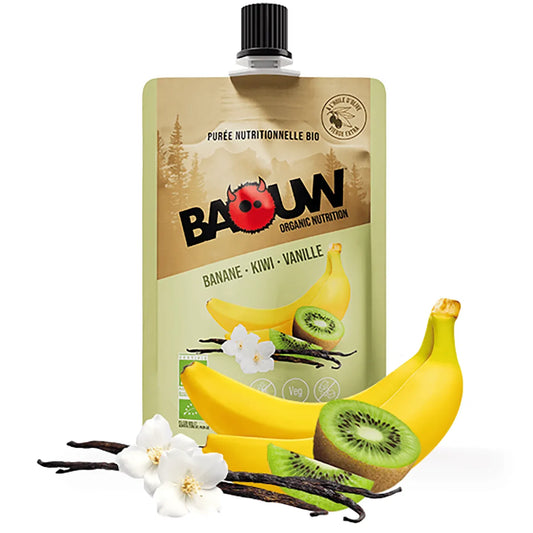 BAOUW Organic Recipe Fruit Energy Puree Banana/Kiwi/Vanilla (90g)