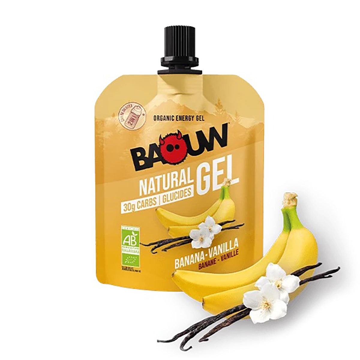 BAOUW ORGANIC Banana-Vanilla Energy Gel (85g)