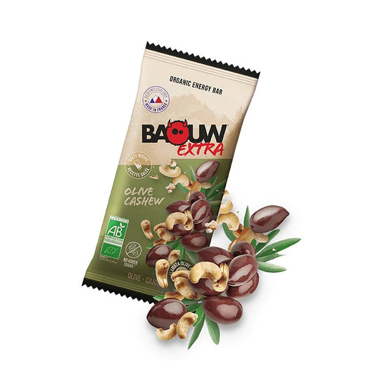 BAOUW ORGANIC EXTRA Salted Olive-Cashew Energy Bar (50g)