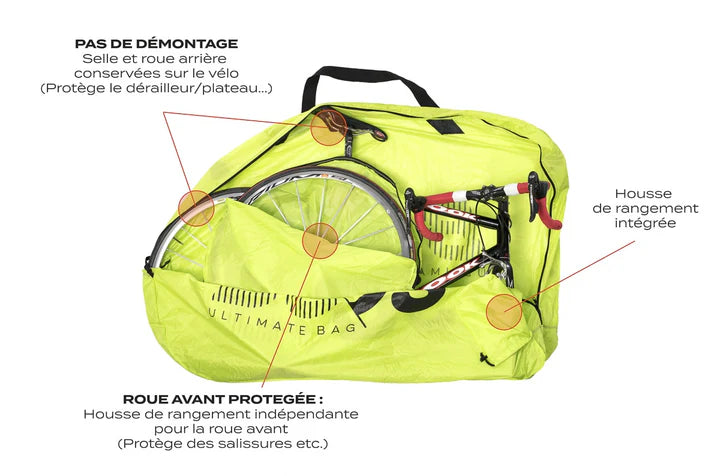 Bicycle Cover Road BUDS ROADBAG LIGHT Green