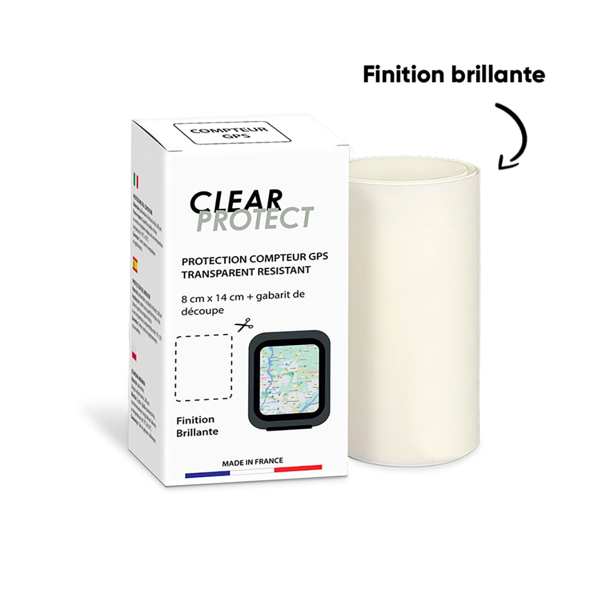 GPS adhesive protection CLEARPROTECT Brillant