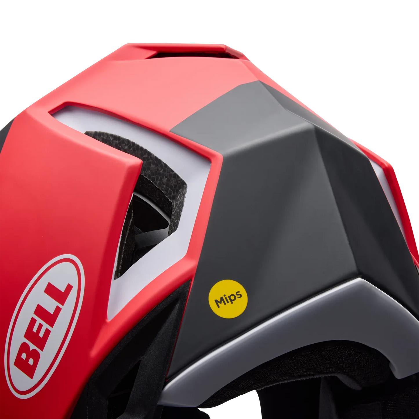 BELL FULL-10 MIPS LEVEL SET MTB Helmet White/Red