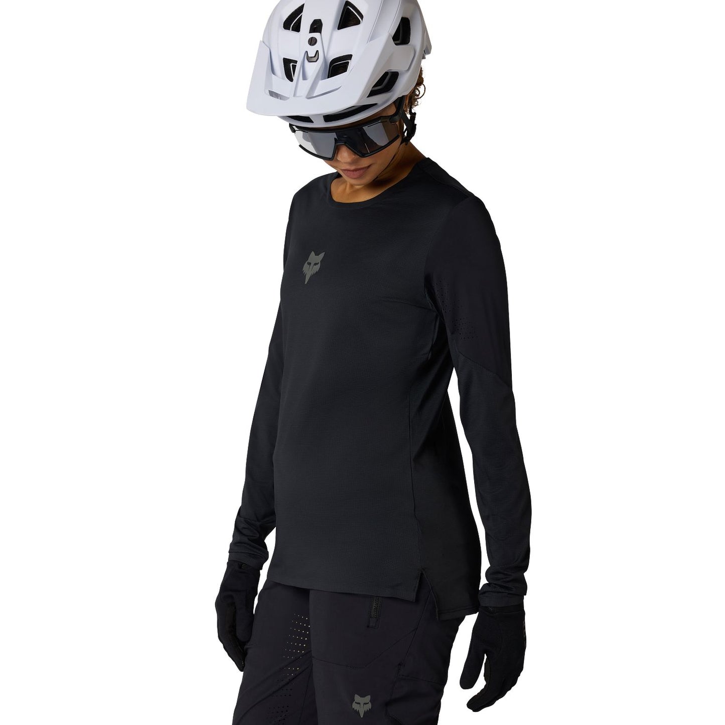 FOX FLEXAIR Ladies Long Sleeve Jersey Black