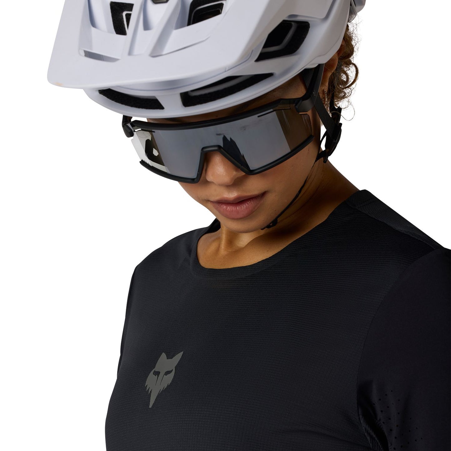 FOX FLEXAIR Ladies Long Sleeve Jersey Black