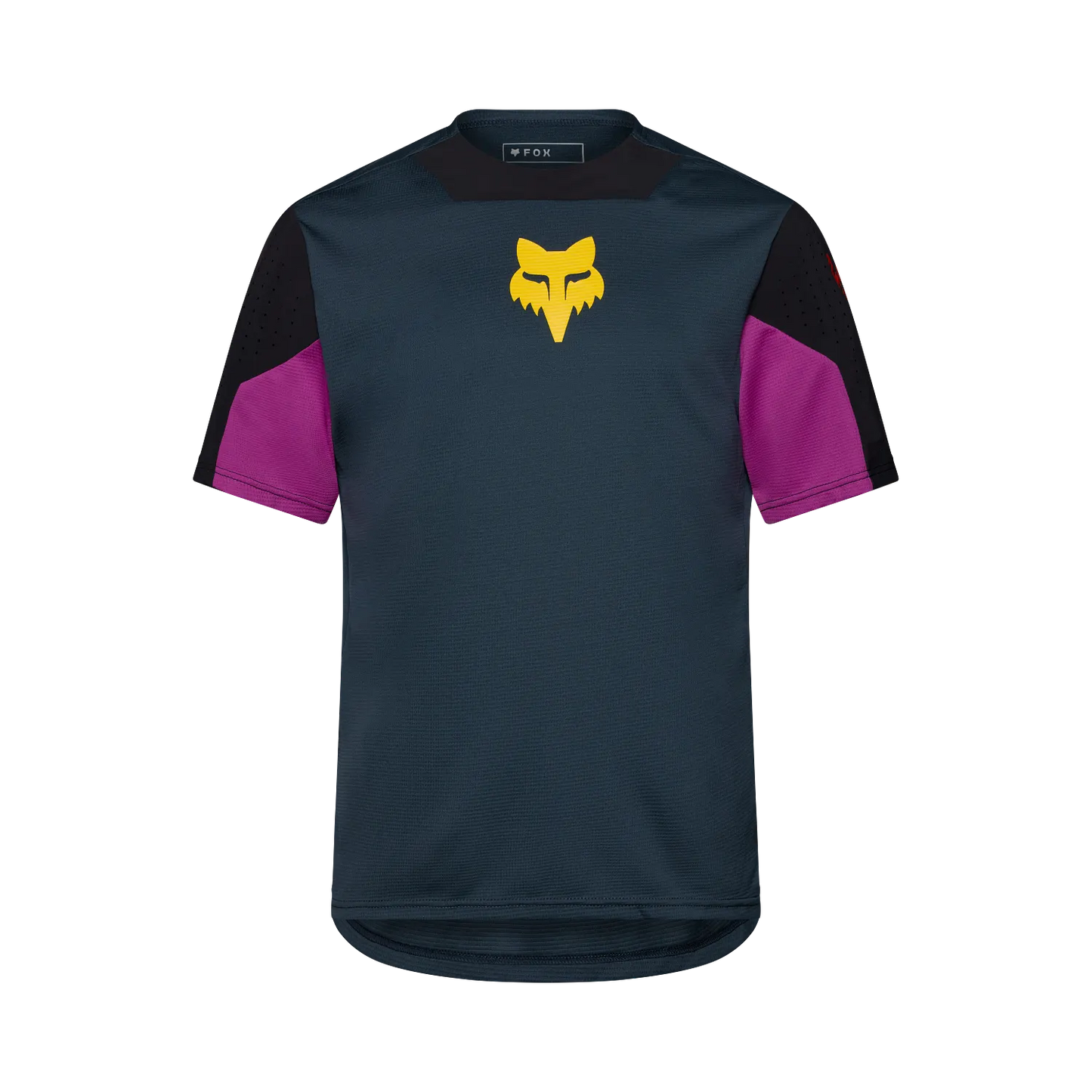 FOX DEFEND CREATION Short Sleeve Jersey Blue