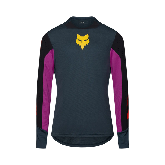 FOX DEFEND CREATION Long-Sleeved Jersey Blue