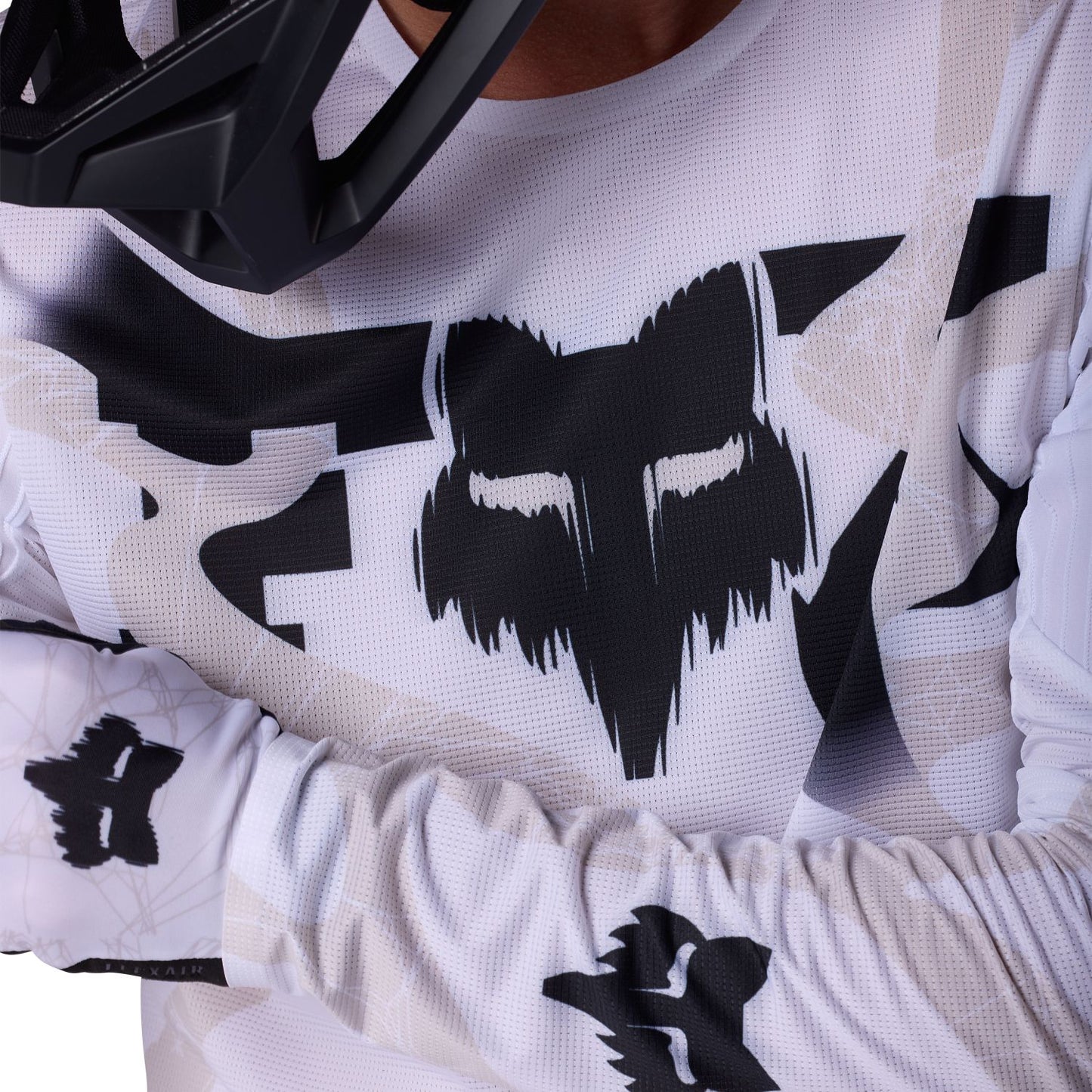 FOX FLEXAIR DIFFUSE SE Long Sleeve Jersey White