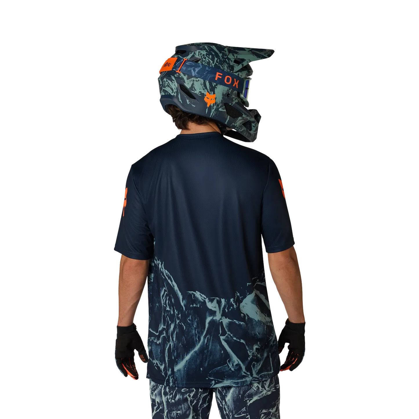 FOX RANGER IMAGE PRINT Short Sleeve Jersey Arctic Blue