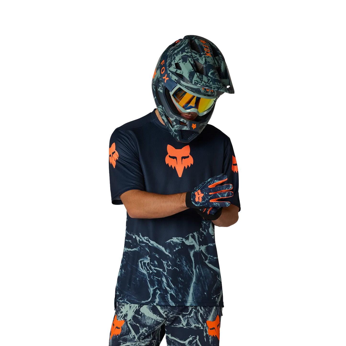 FOX RANGER IMAGE PRINT Short Sleeve Jersey Arctic Blue