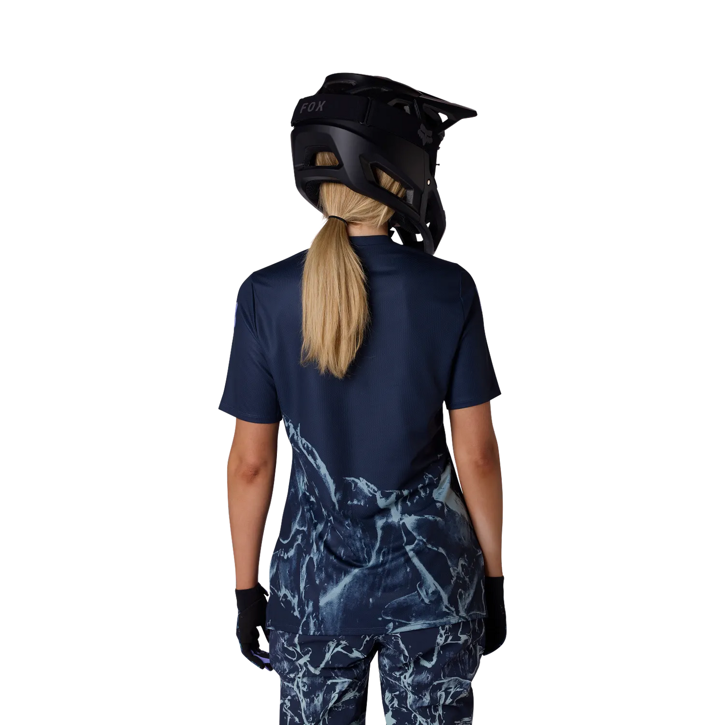 FOX RANGER IMAGE PRINT Women's Short Sleeve Jersey Arctic Blue