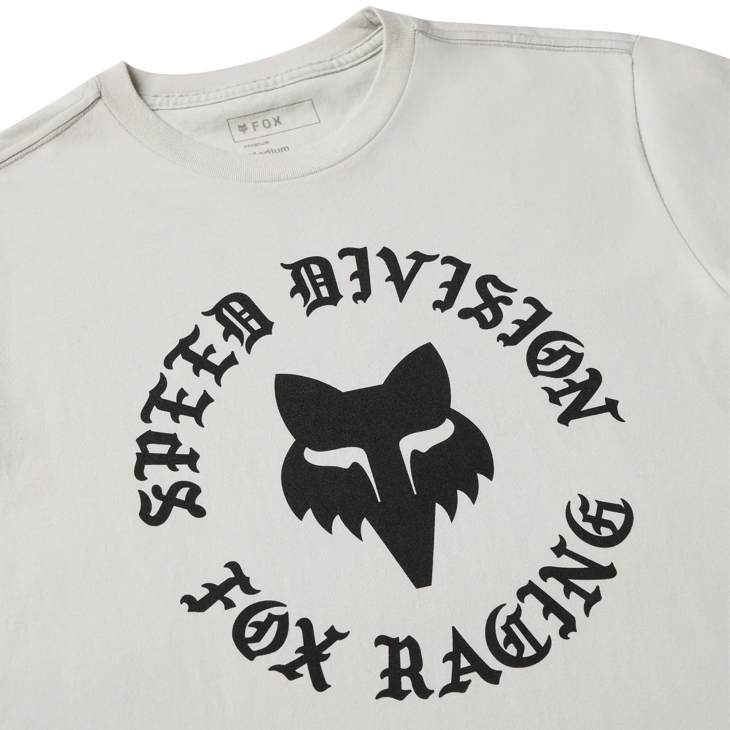 T-Shirt FOX BADGE 195 ORIGINAL Short Sleeve Light Grey