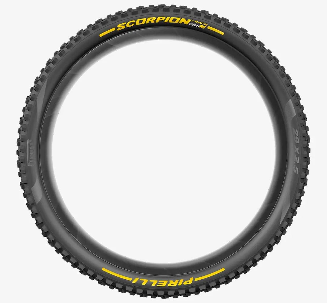 PIRELLI SCORPION RACE DH M 27.5x2.5 tire Tubeless Ready Soft Black/Yellow 3907200