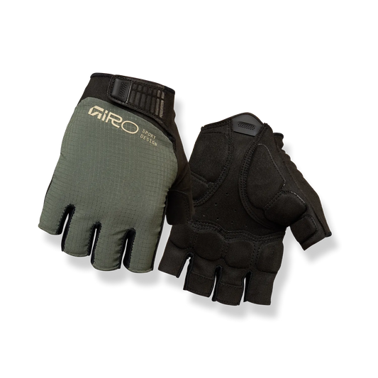 GIRO BRAVO II Gel Short Finger Gloves Khaki