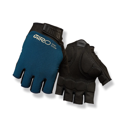 GIRO BRAVO II Gel Sapphire Blue Short Gloves