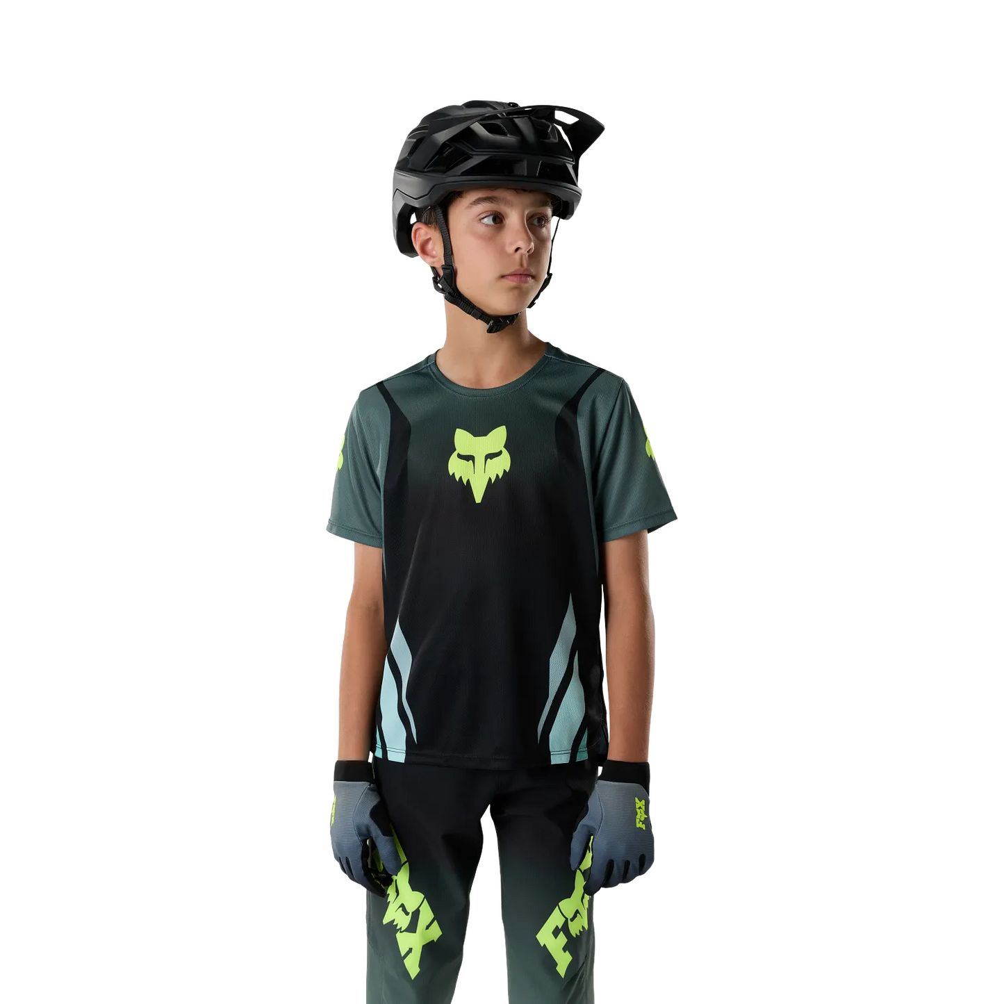 FOX RANGER FOUNDRY Junior Short Sleeve Jersey Sage