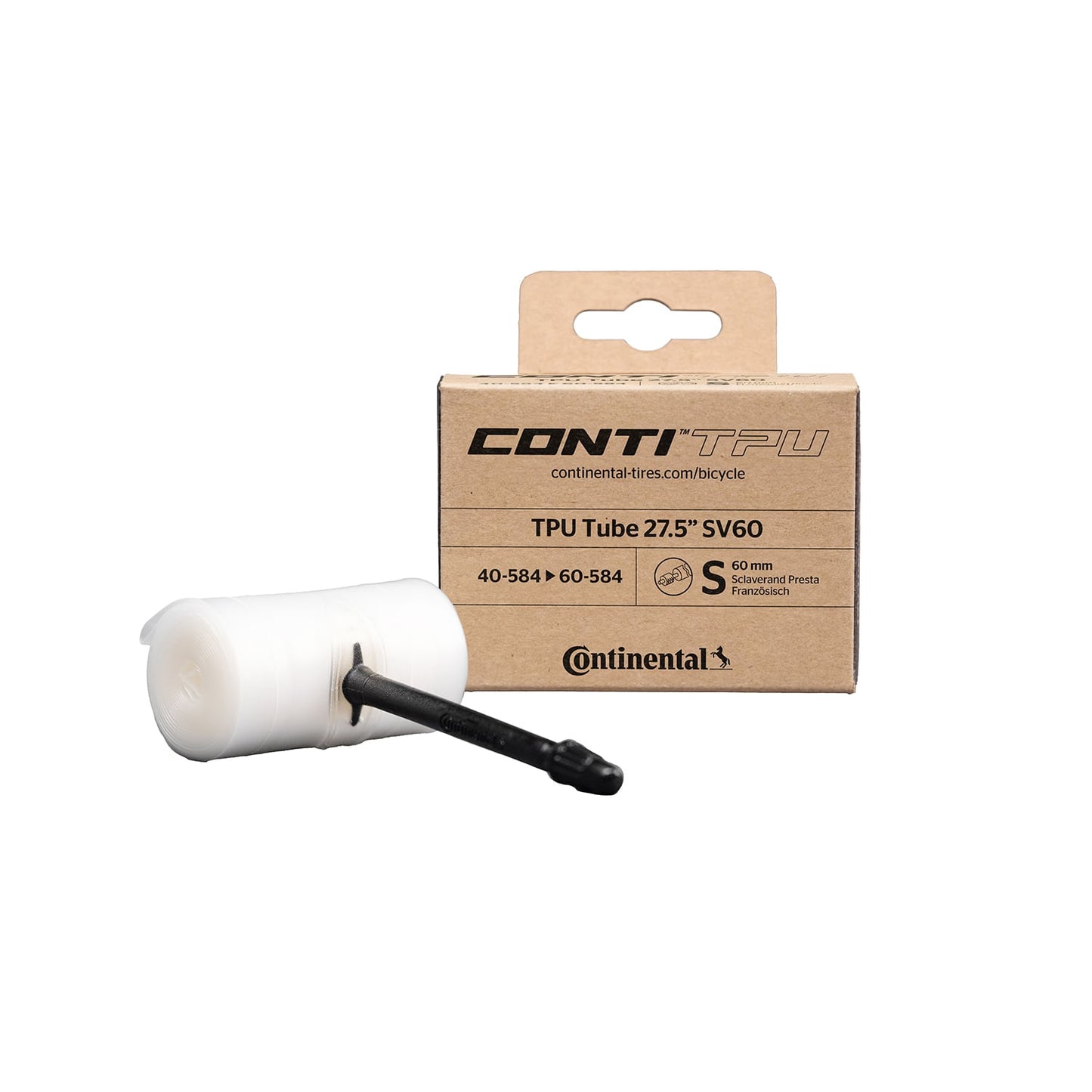 CONTINENTAL CONTITPU 650x40/60 Presta inner tube