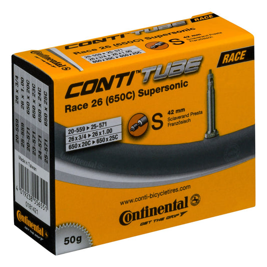 CONTINENTAL RACE SUPERSONIC inner tube 650x20/25c Presta valve