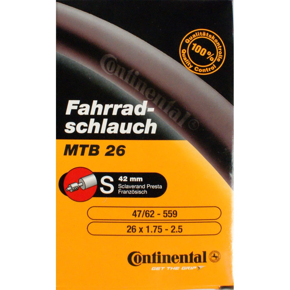 CONTINENTAL inner tube 26x1.75-2.5 Presta 42mm