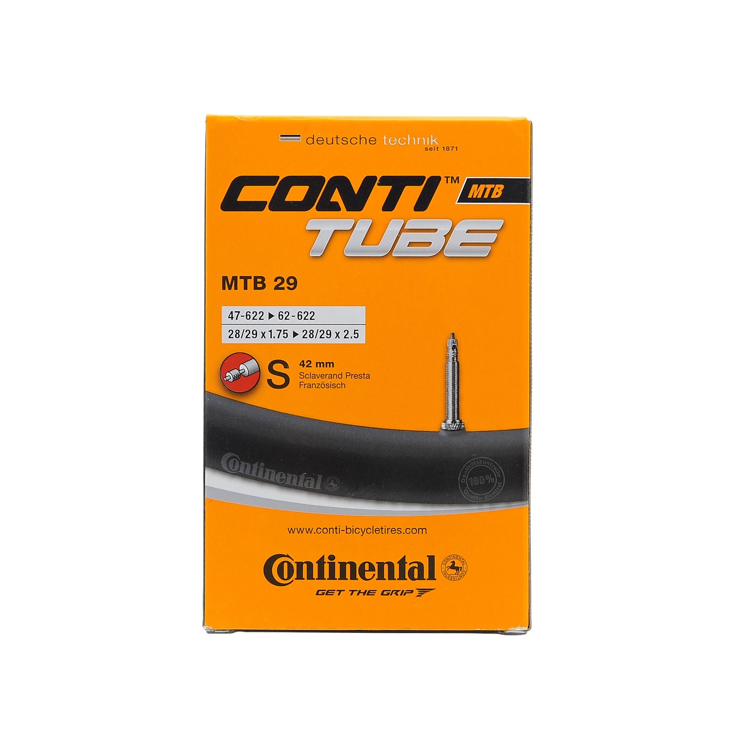 CONTINENTAL inner tube 29x1.75-2.5 Presta 42mm