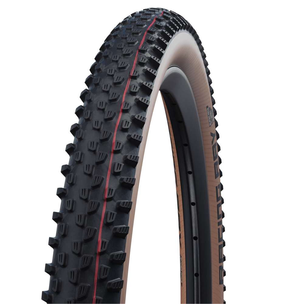 SCHWALBE RACING RAY 29x2.35 ADDIX SPEED SUPERRACE Tubeless Ready Soft Black/Brown tire