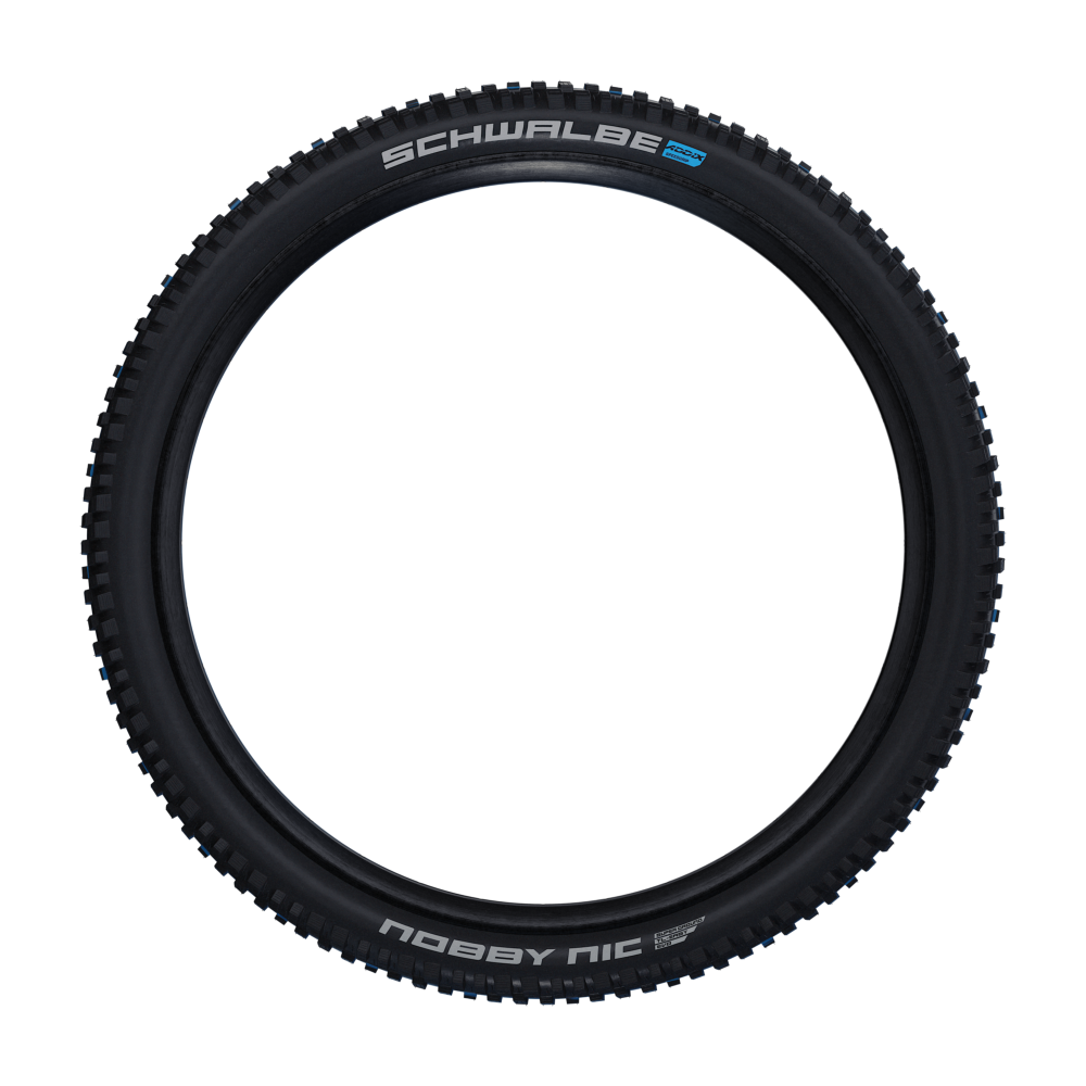 SCHWALBE NOBBY NIC 29x2.40 ADDIX SOFT SUPERGROUND Tubeless Ready Soft Black tire