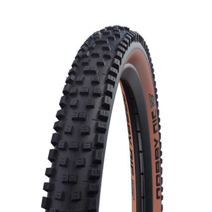 SCHWALBE NOBBY NIC 29x2.40 ADDIX PERFORMANCE Tubetype Soft Black/Brown tire