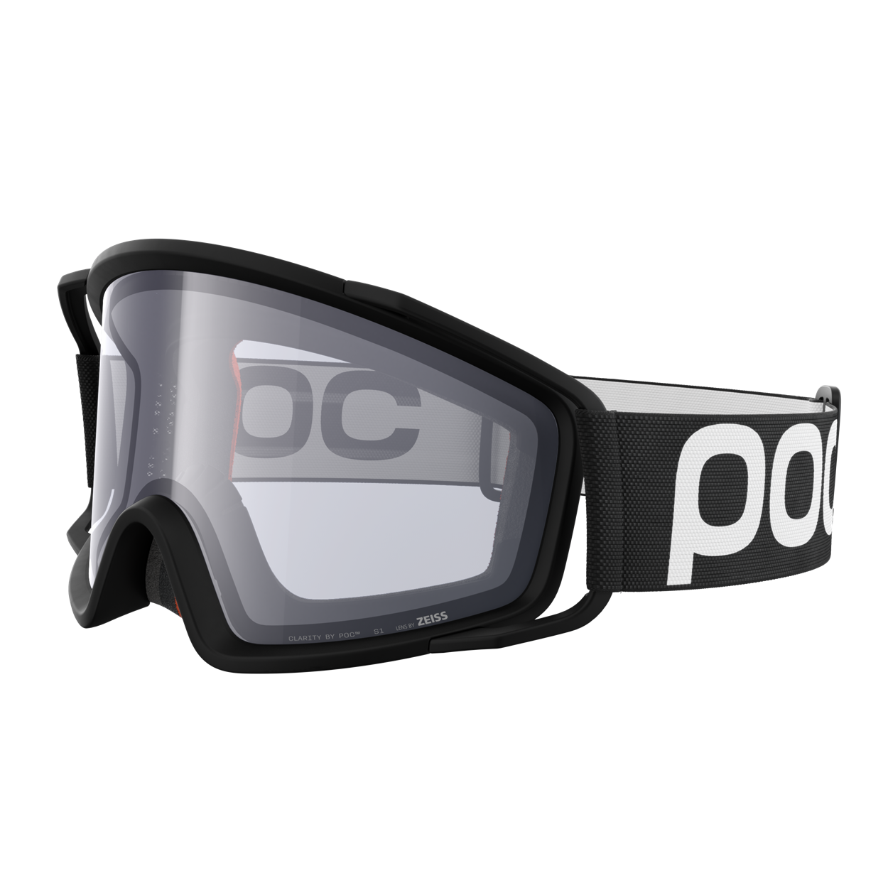 POC ZYGON Mask Black Clarity Screen Universal Cloudy Grey