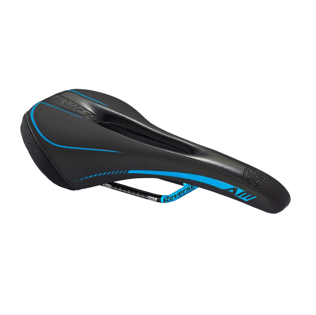 Saddle REVERSE COMPONENTS AM ERGO Rails CrMo Black/Blue