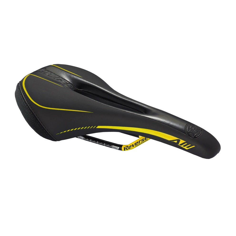 Saddle REVERSE COMPONENTS AM ERGO Rails CrMo Black/Yellow