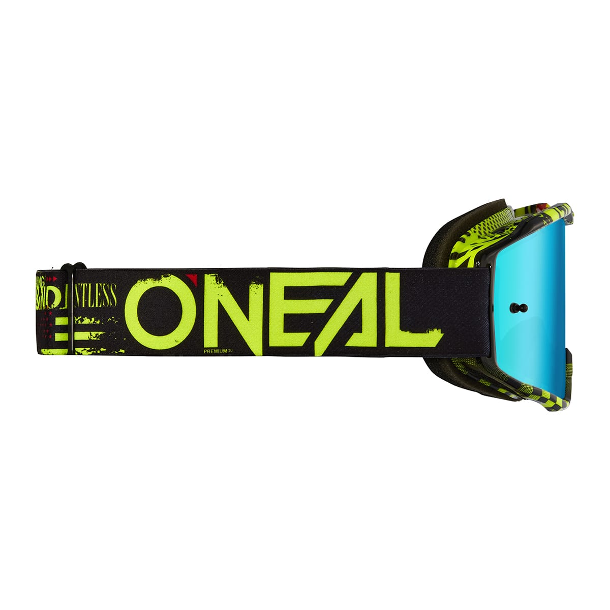 O'NEAL B-10 ATTACK Mask Black/Fluorescent Yellow - Radium Blue