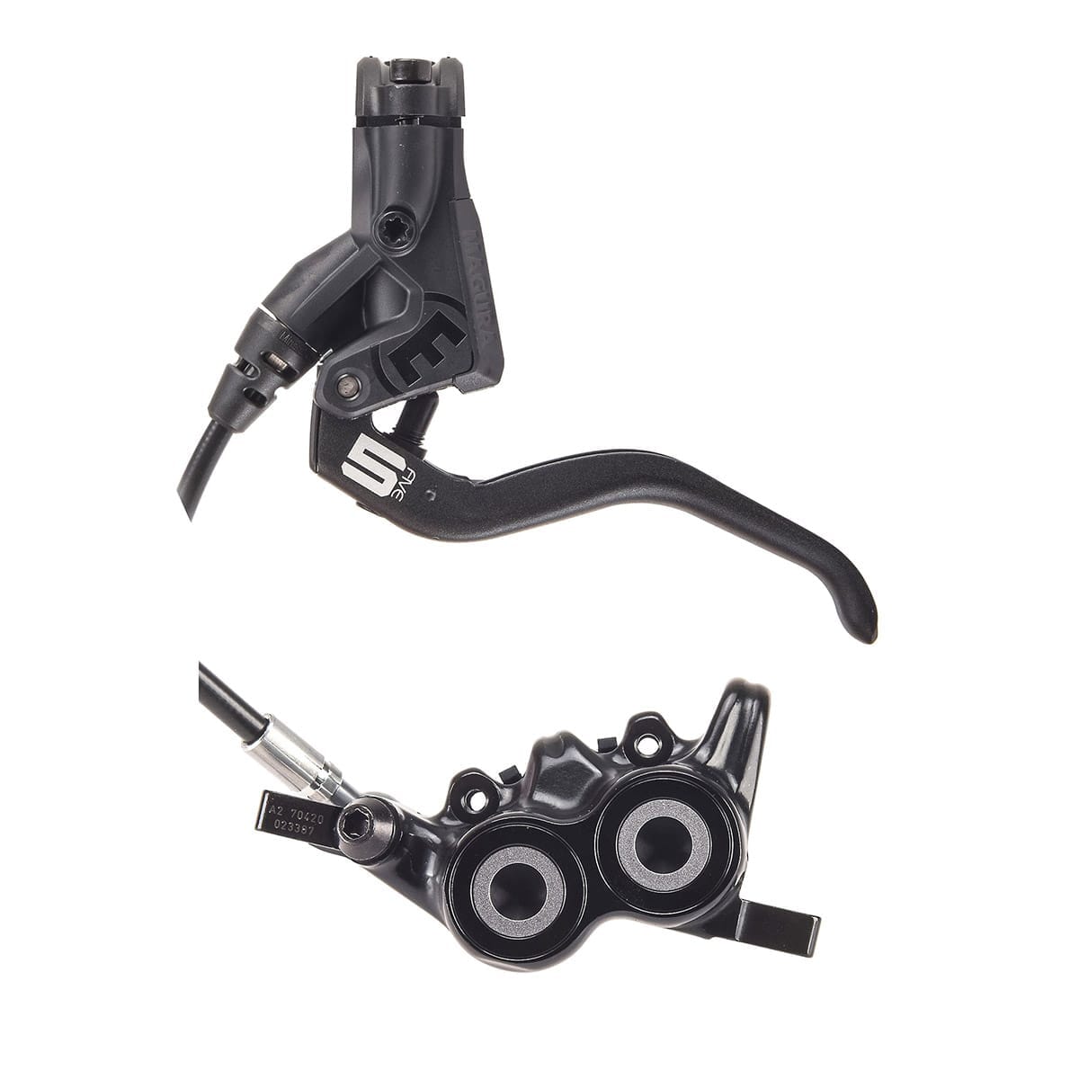 Pair of MAGURA MT5 Discless Brakes Black