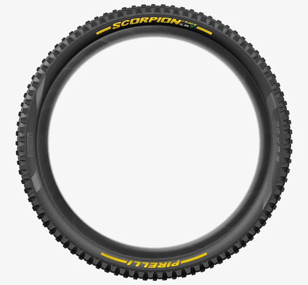 PIRELLI SCORPION RACE ENDURO T 29x2.5 tire Tubeless Ready Soft Black/Yellow 4191400