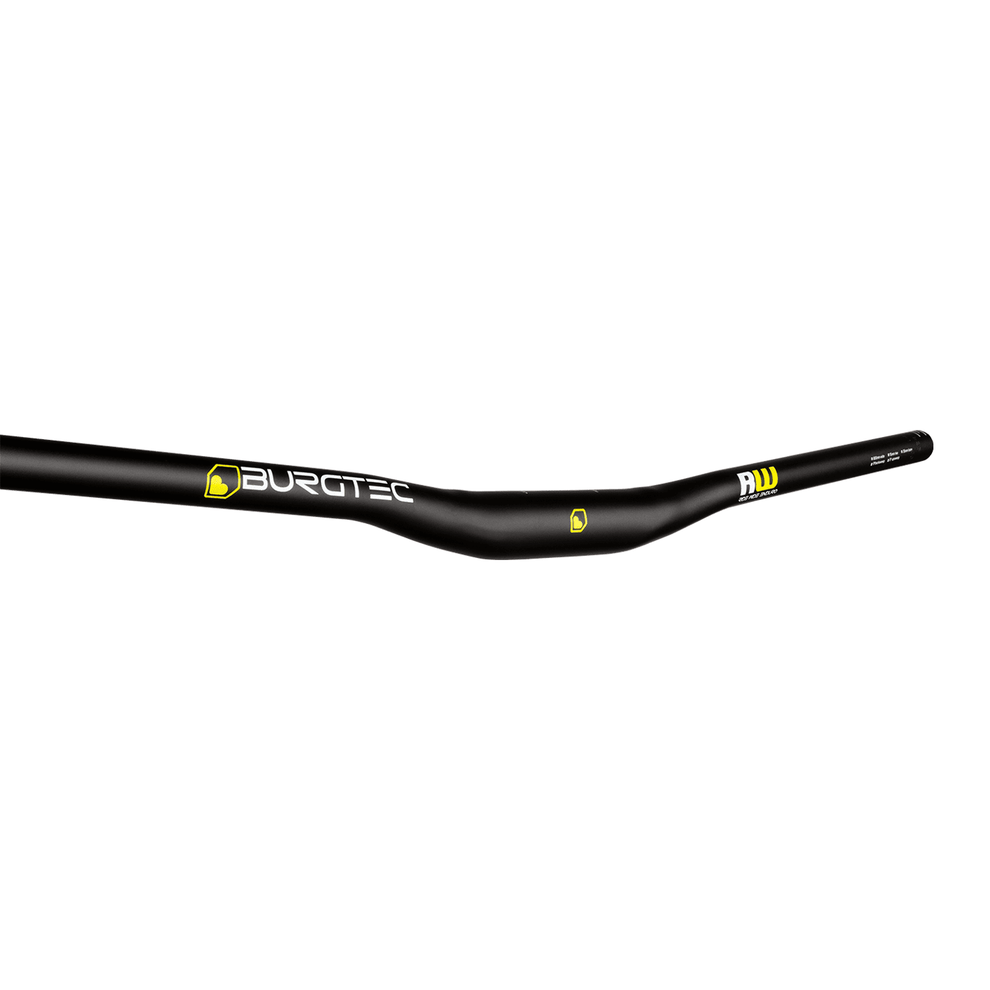 BURGTEC RIDE WIDE ENDURO Rise 15mm 800mm Black handlebar