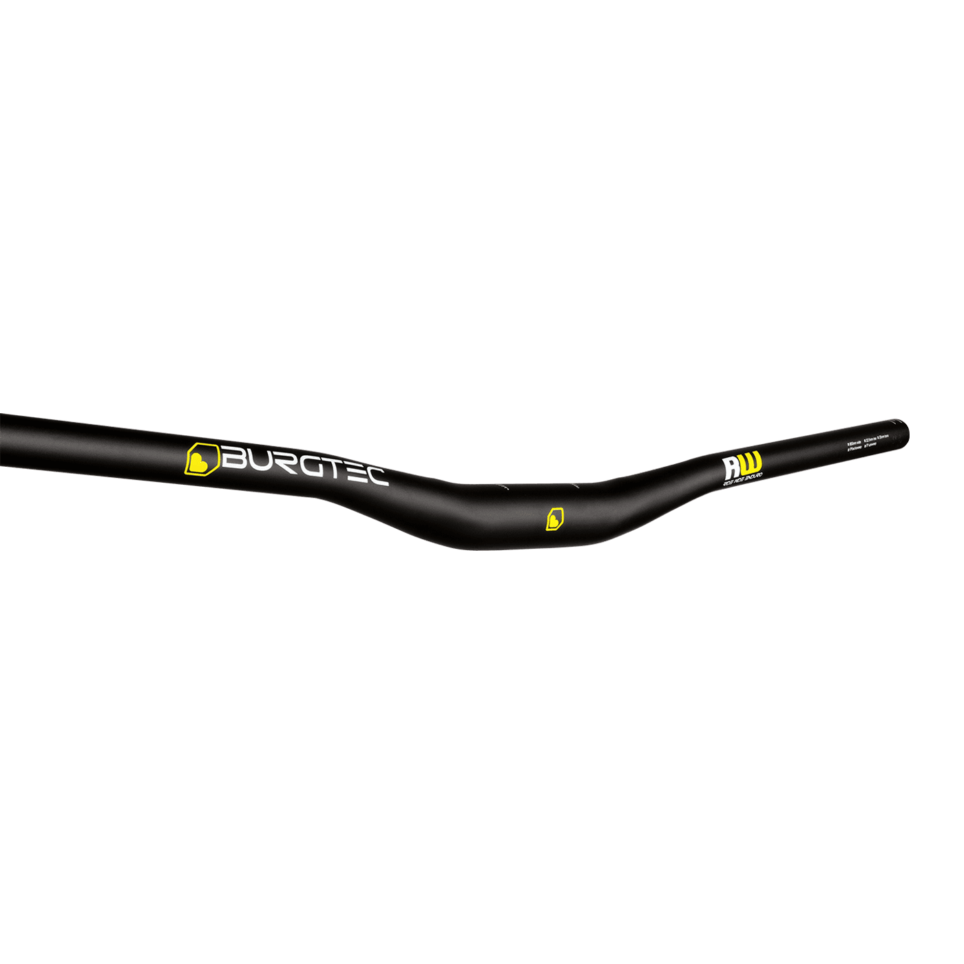 BURGTEC RIDE WIDE ENDURO Rise 22.5mm 800mm Black handlebar