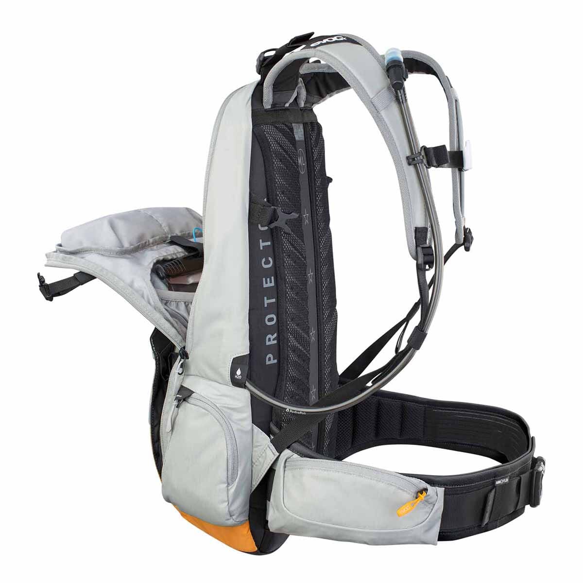 Sac à Dos avec Dorsale EVOC FR ENDURO E-RIDE 16L Gris/Orange