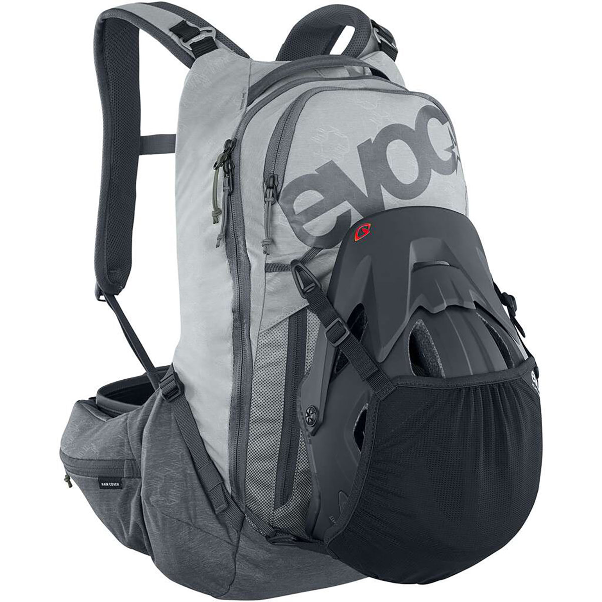 Backpack with Dorsal EVOC TRAIL PRO 16 Grey