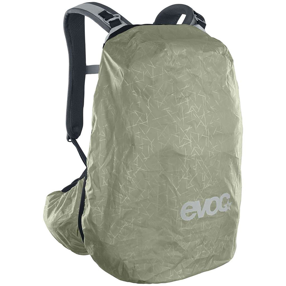 Backpack with Dorsal EVOC TRAIL PRO 16 Grey