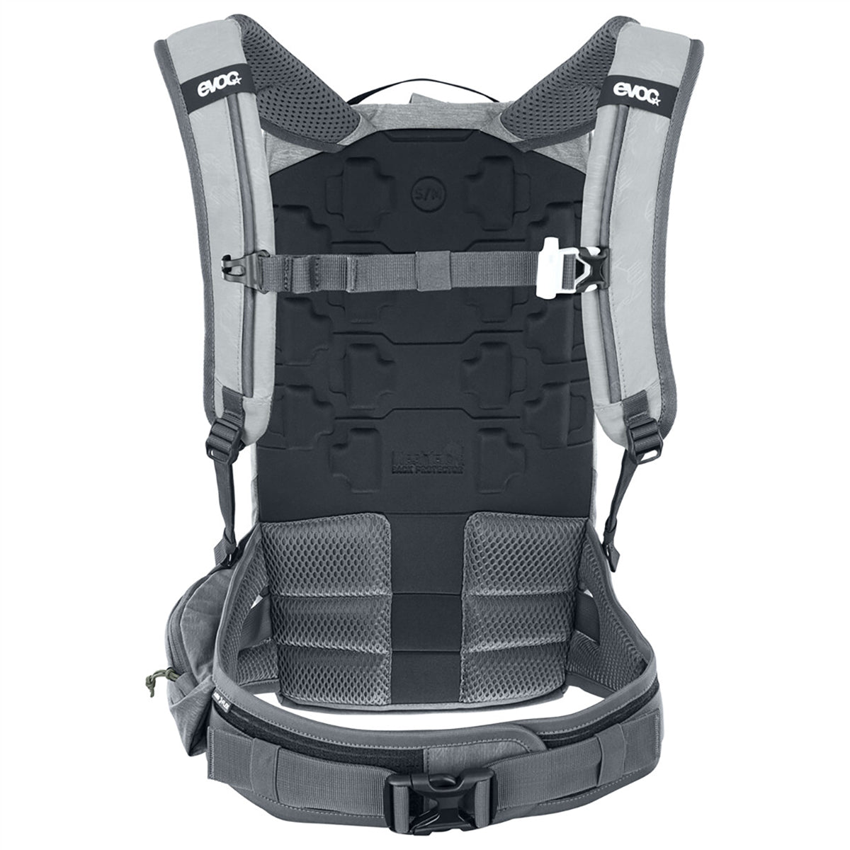 Backpack with Dorsal EVOC TRAIL PRO 10 Grey