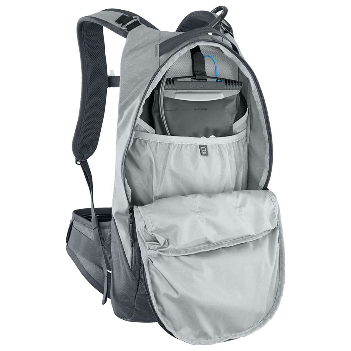 Backpack with Dorsal EVOC TRAIL PRO 10 Grey