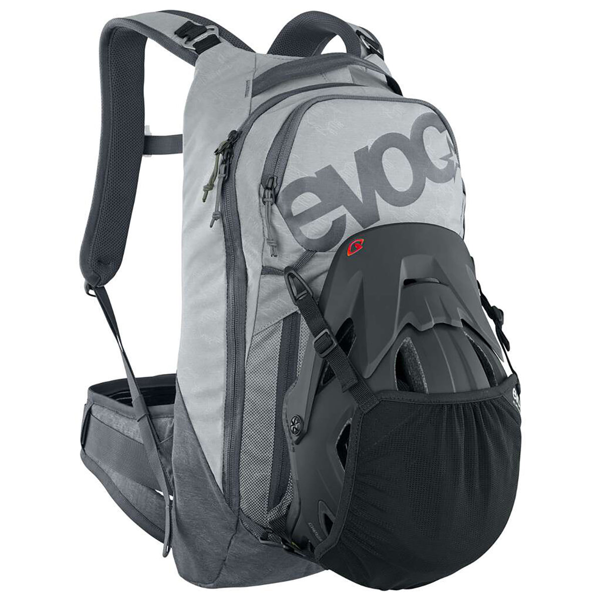 Backpack with Dorsal EVOC TRAIL PRO 10 Grey