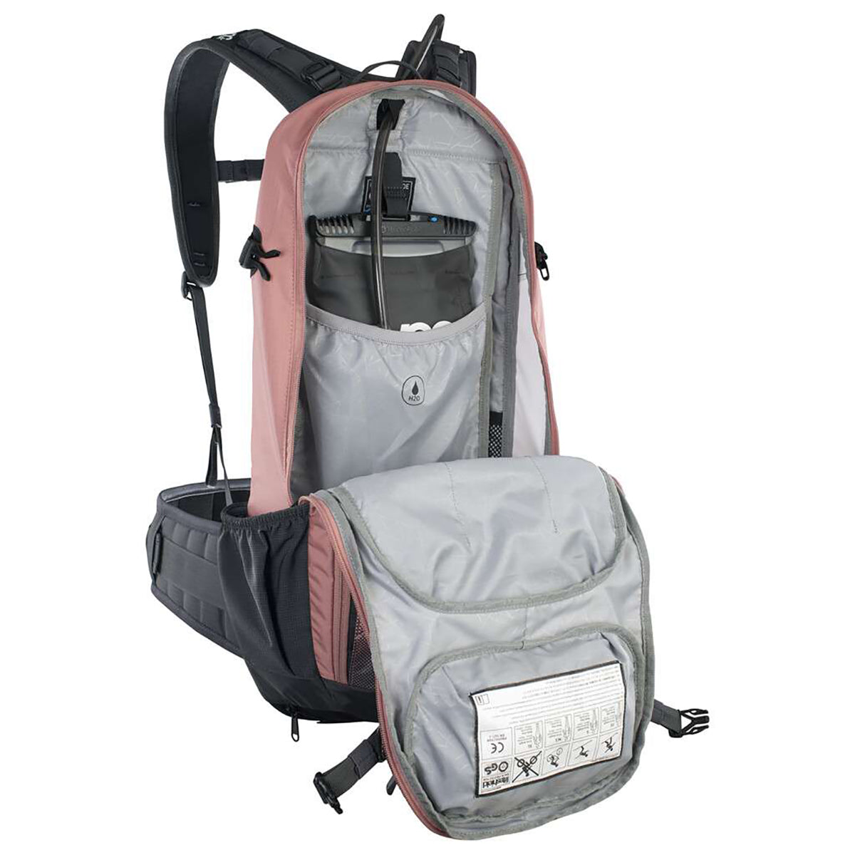 EVOC PROTECTOR FR ENDURO 16 Backpack with Integrated Backbone Pink