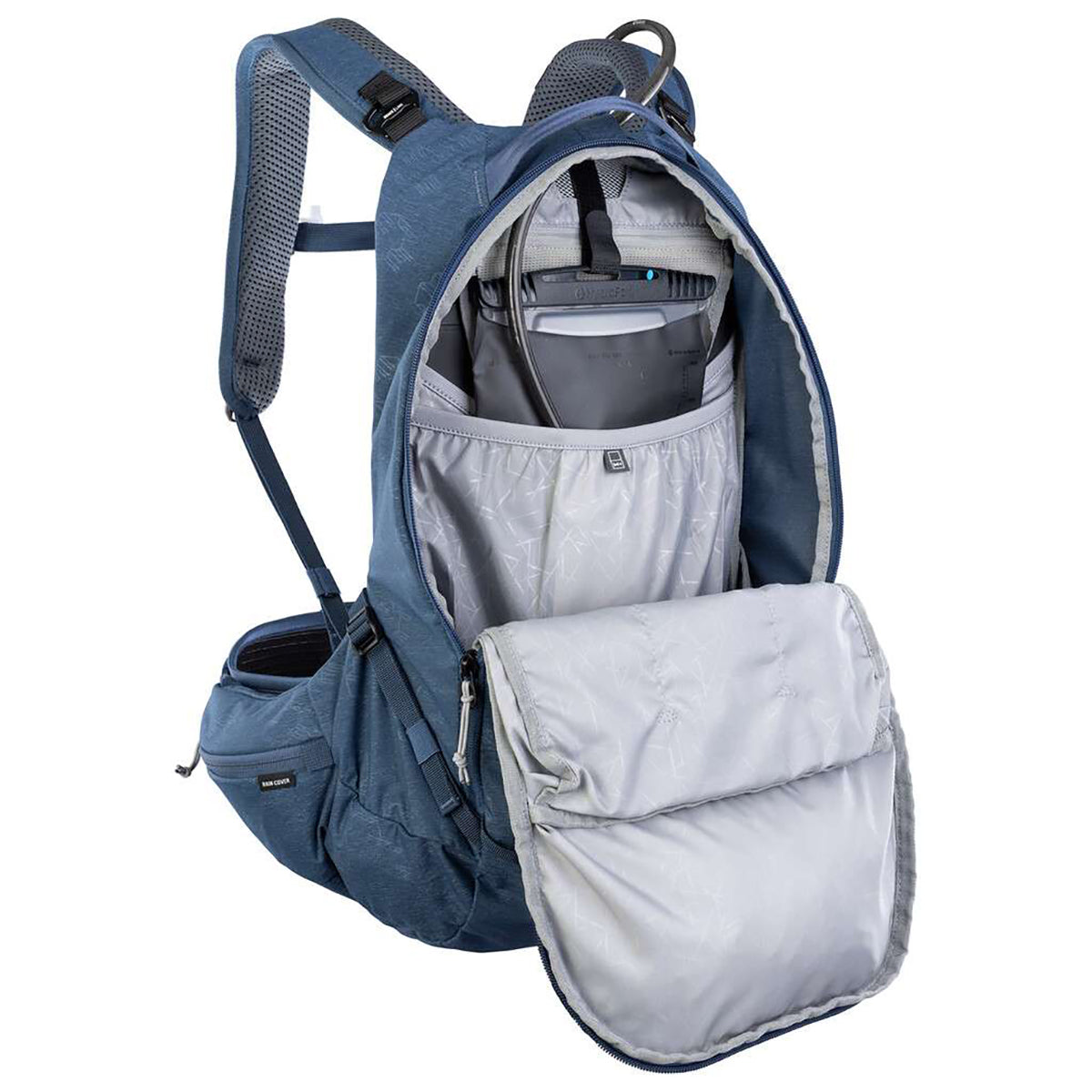 Backpack with Dorsal EVOC TRAIL PRO 16 Blue