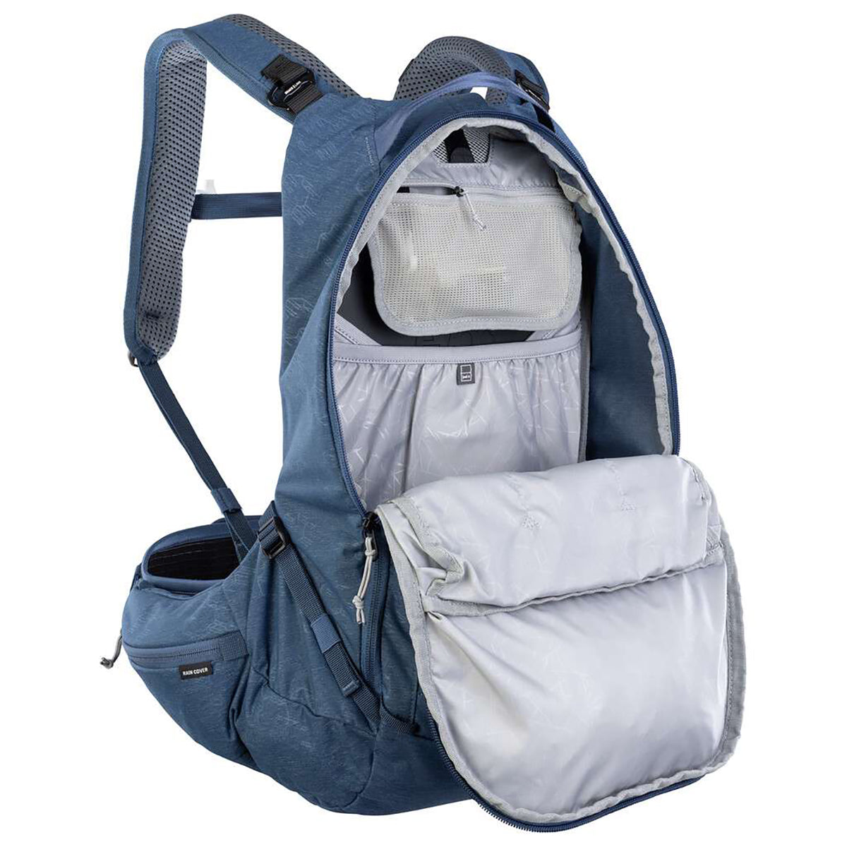 Backpack with Dorsal EVOC TRAIL PRO 16 Blue