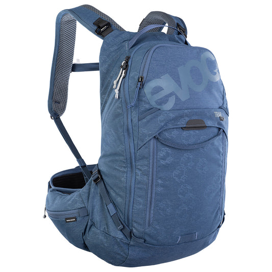 Backpack with Dorsal EVOC TRAIL PRO 16 Blue