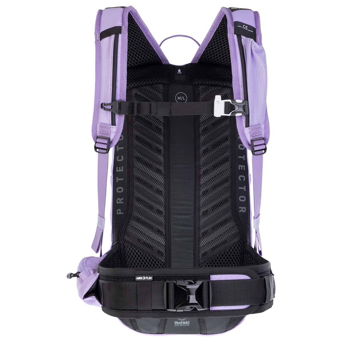 Backpack with Dorsal EVOC FR LITE RACE 10 Pink